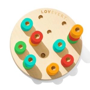 Lovevery Wooden Stacking Pegboard